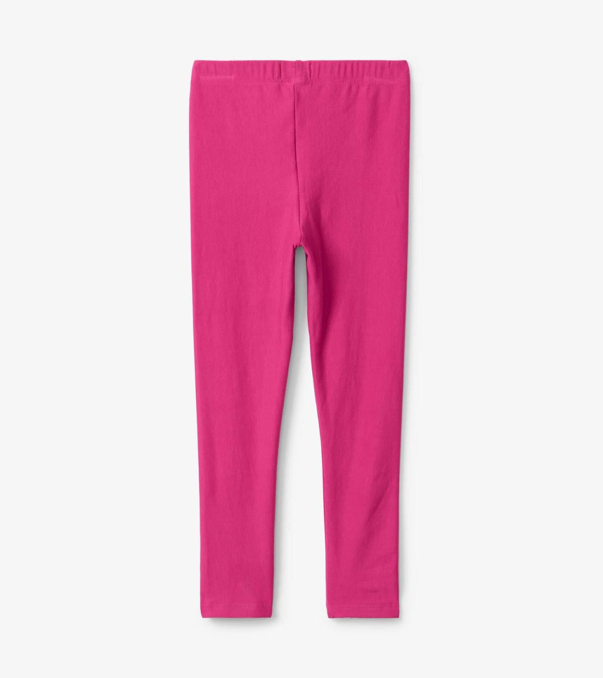 Hatley Bottoms | Girls Girls Magenta Cozy Leggings