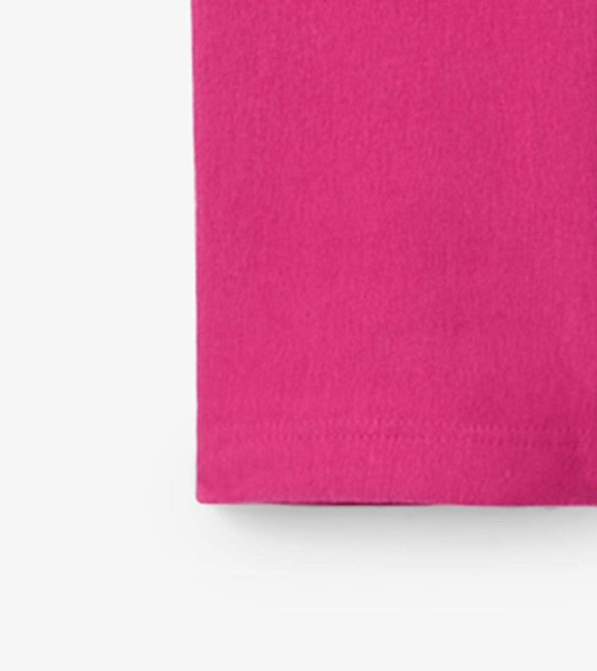 Hatley Bottoms | Girls Girls Magenta Cozy Leggings