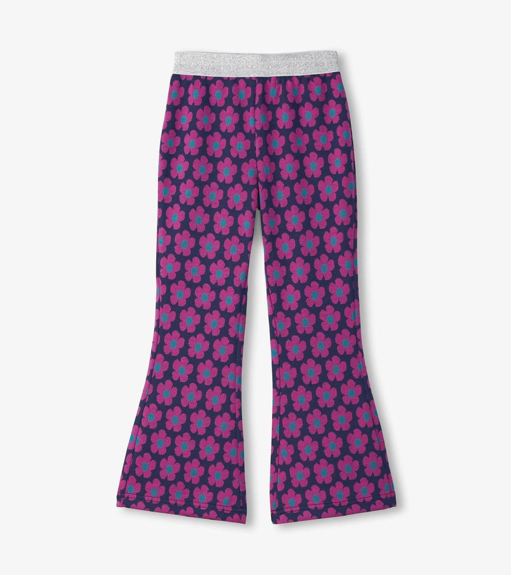 Hatley Bottoms | Girls Girls Mini Flower Fun Waist Flare Pants
