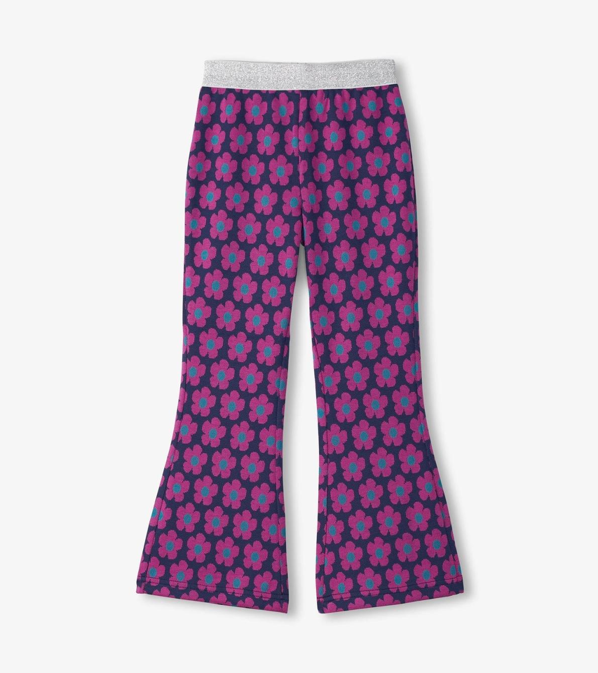 Hatley Bottoms | Girls Girls Mini Flower Fun Waist Flare Pants