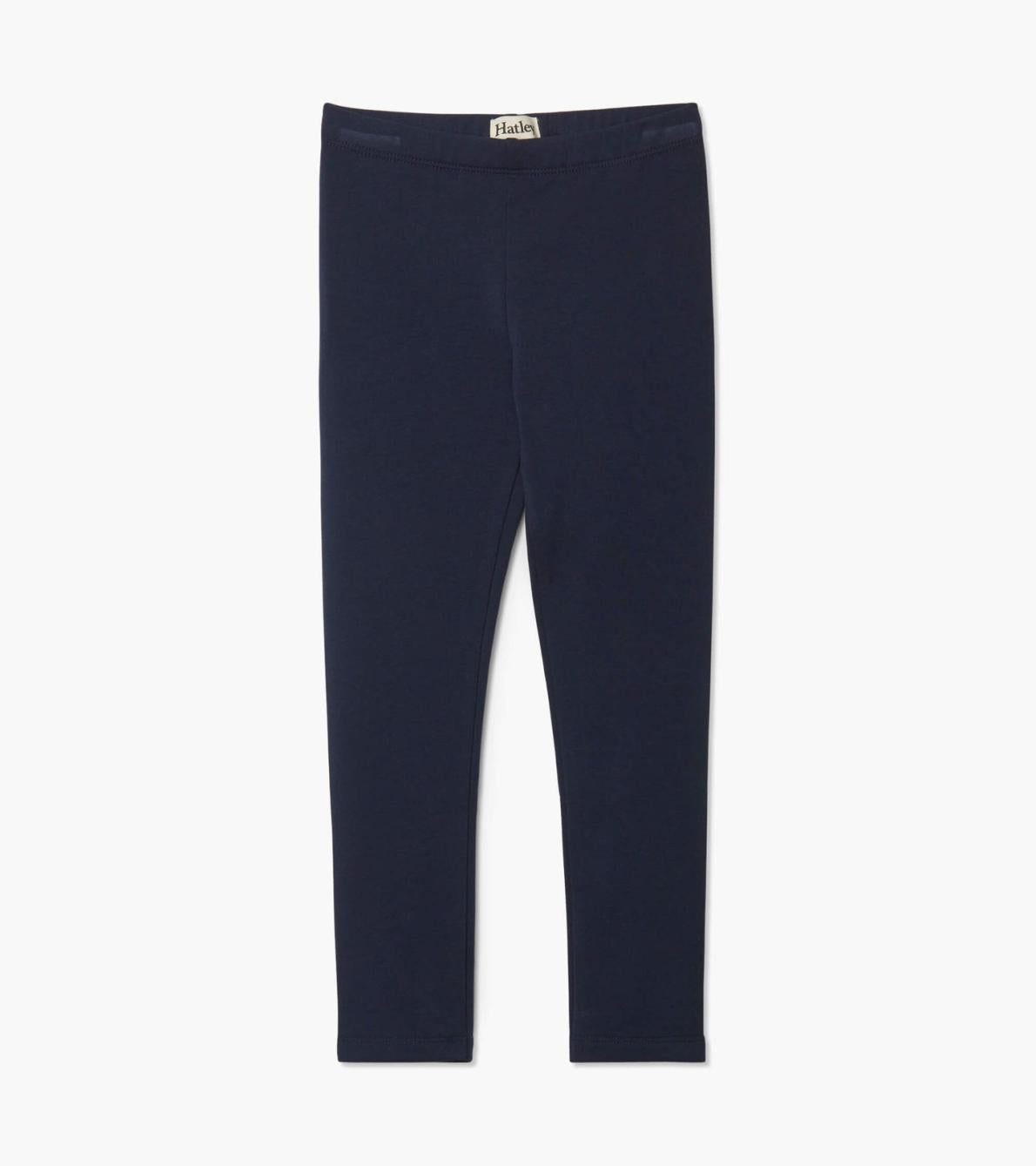 Hatley Bottoms | Girls Girls Navy Cozy Leggings