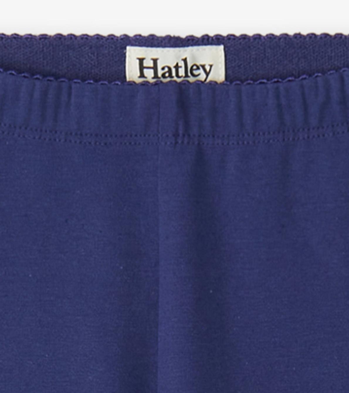 Hatley Bottoms | Girls Girls Navy Leggings