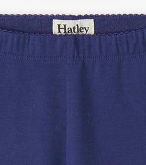Hatley Bottoms | Girls Girls Navy Leggings