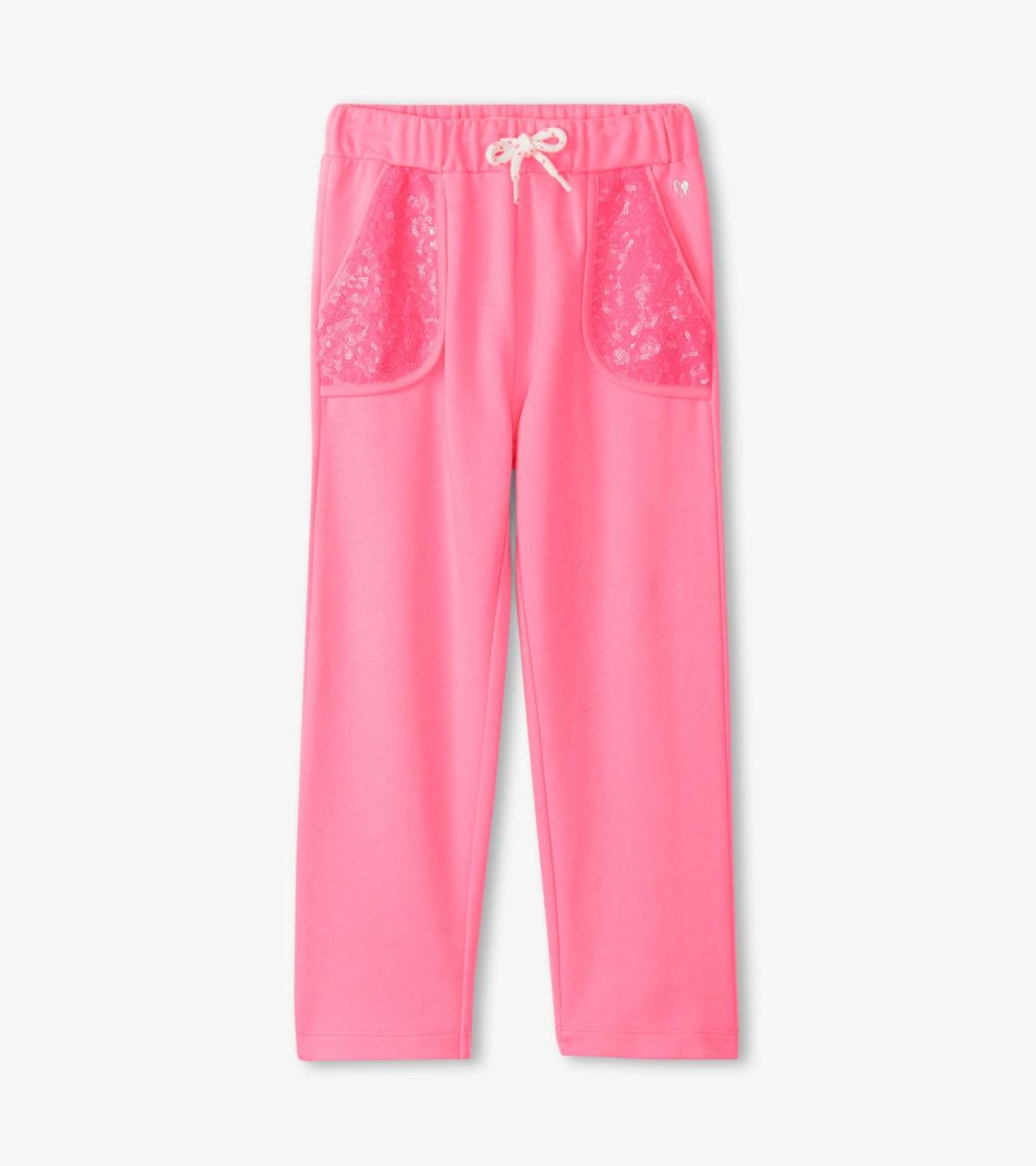 Hatley Bottoms | Girls Girls Pink Neon Track Pants