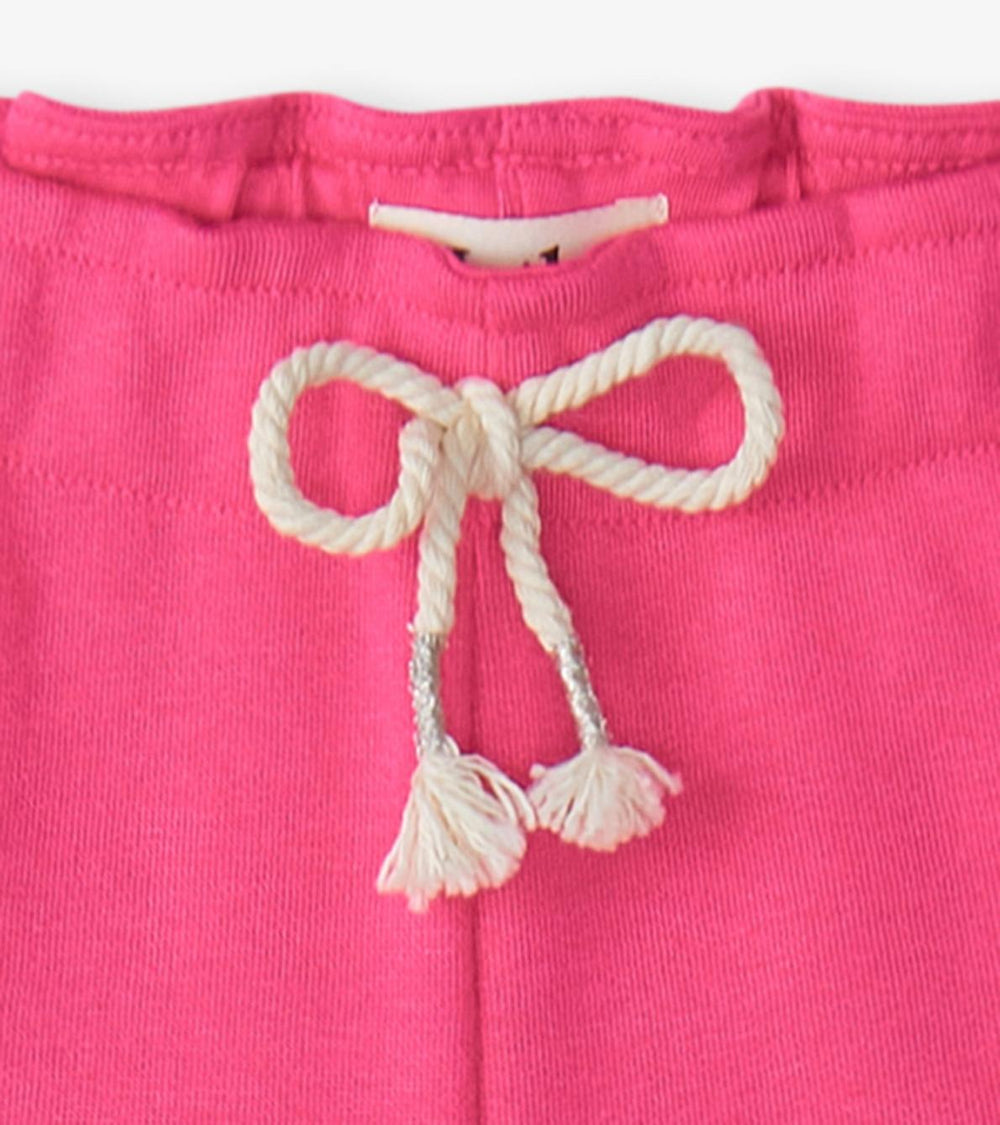 Hatley Bottoms | Girls Girls Pink Paper Bag Shorts