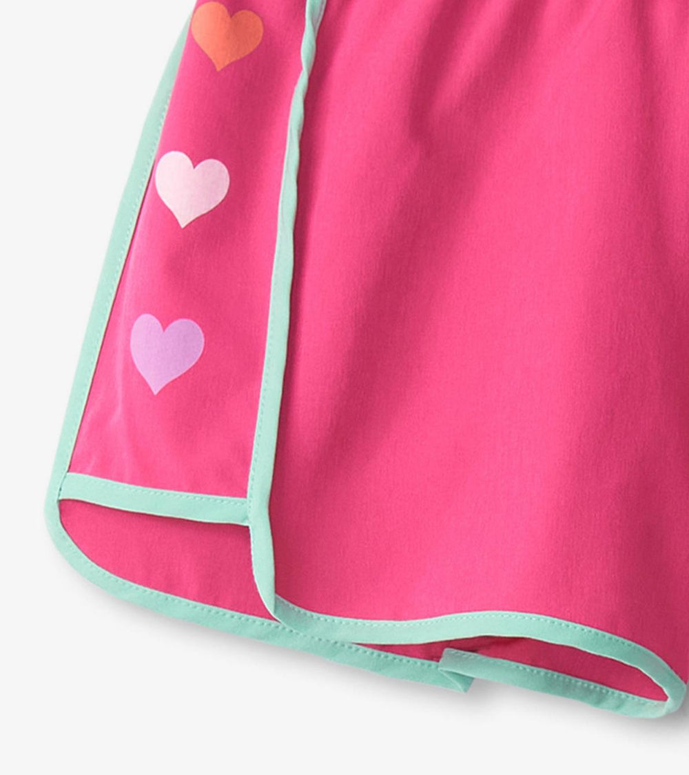 Hatley Bottoms | Girls Girls Pink Quick Dry Shorts