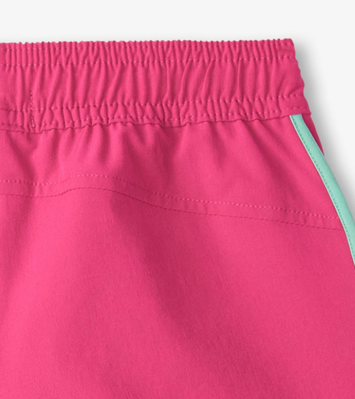 Hatley Bottoms | Girls Girls Pink Quick Dry Shorts