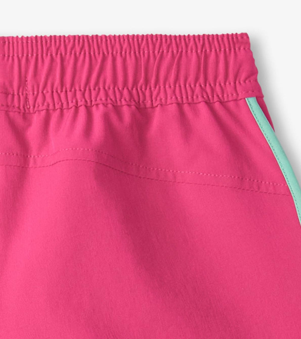 Hatley Bottoms | Girls Girls Pink Quick Dry Shorts