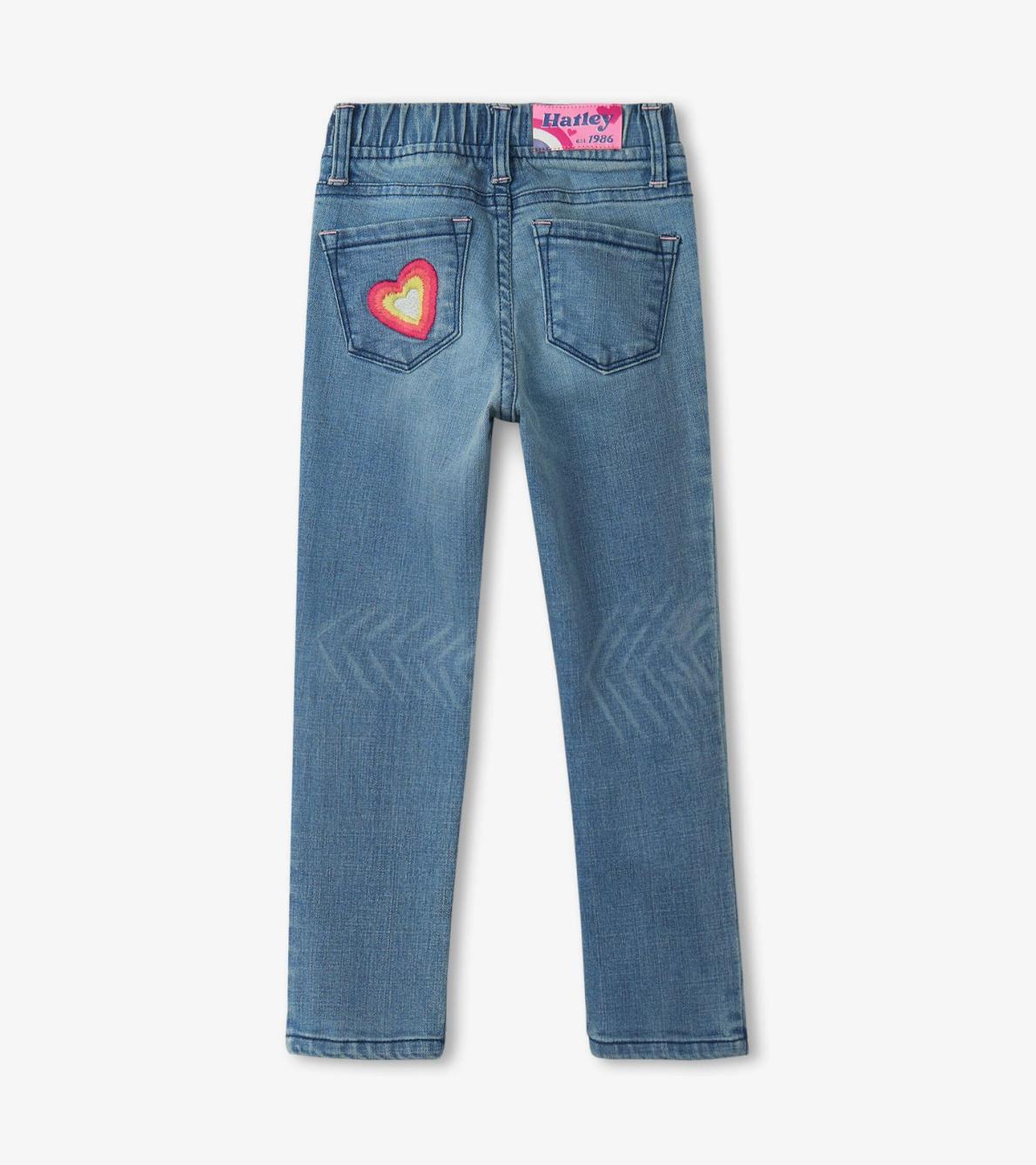Hatley Bottoms | Girls Girls Pretty Patches Stretch Jeans