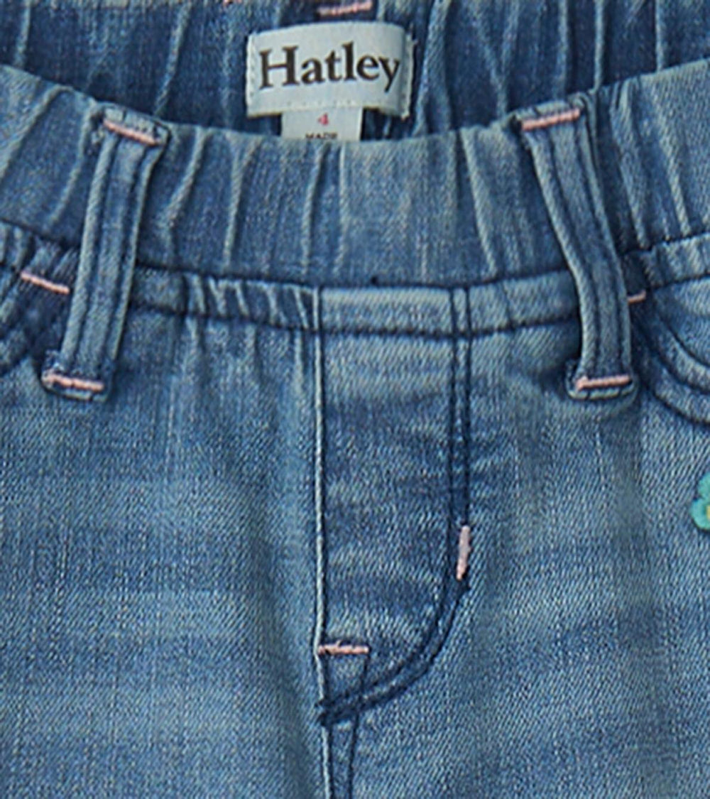 Hatley Bottoms | Girls Girls Pretty Patches Stretch Jeans