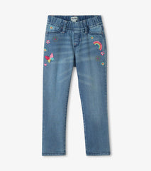 Hatley Bottoms | Girls Girls Pretty Patches Stretch Jeans