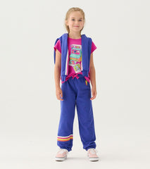 Hatley Bottoms | Girls Girls Rainbow Baggy Track Pants