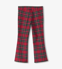 Hatley Bottoms | Girls Girls Red Plaid Flared Pants