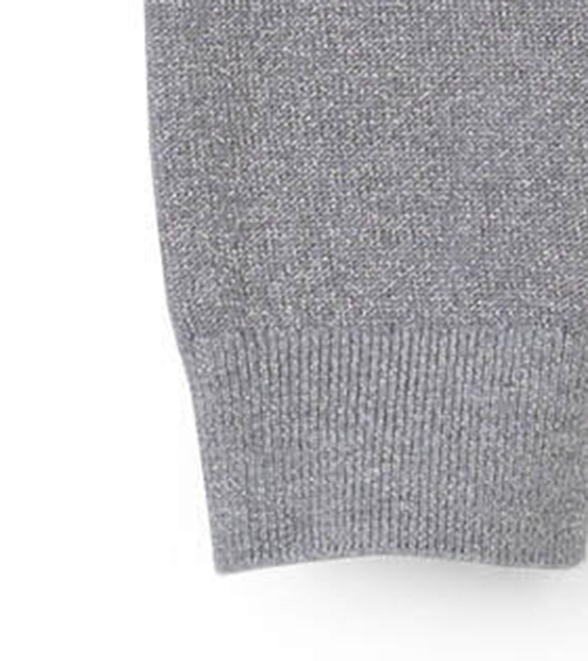 Hatley Bottoms | Girls Girls Silver Shimmer Cable Knit Leggings