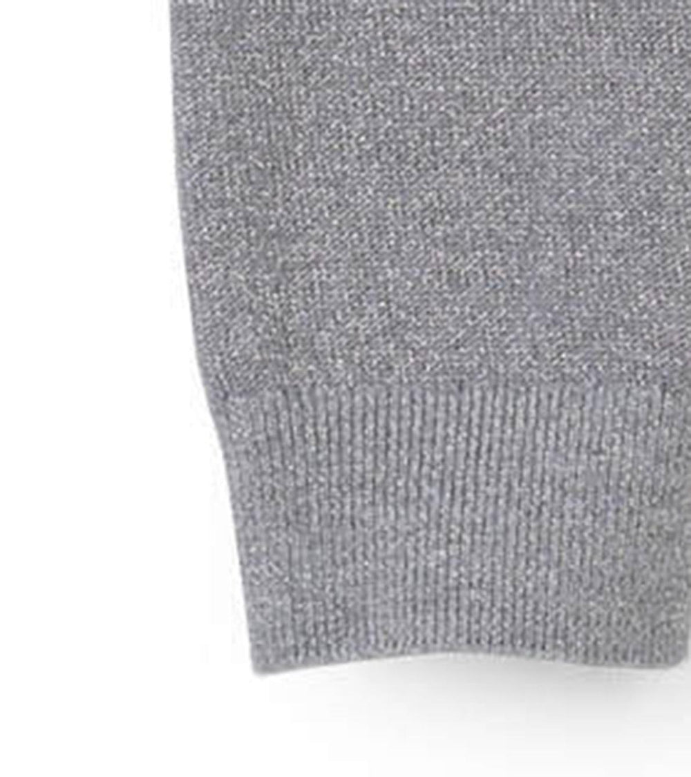 Hatley Bottoms | Girls Girls Silver Shimmer Cable Knit Leggings