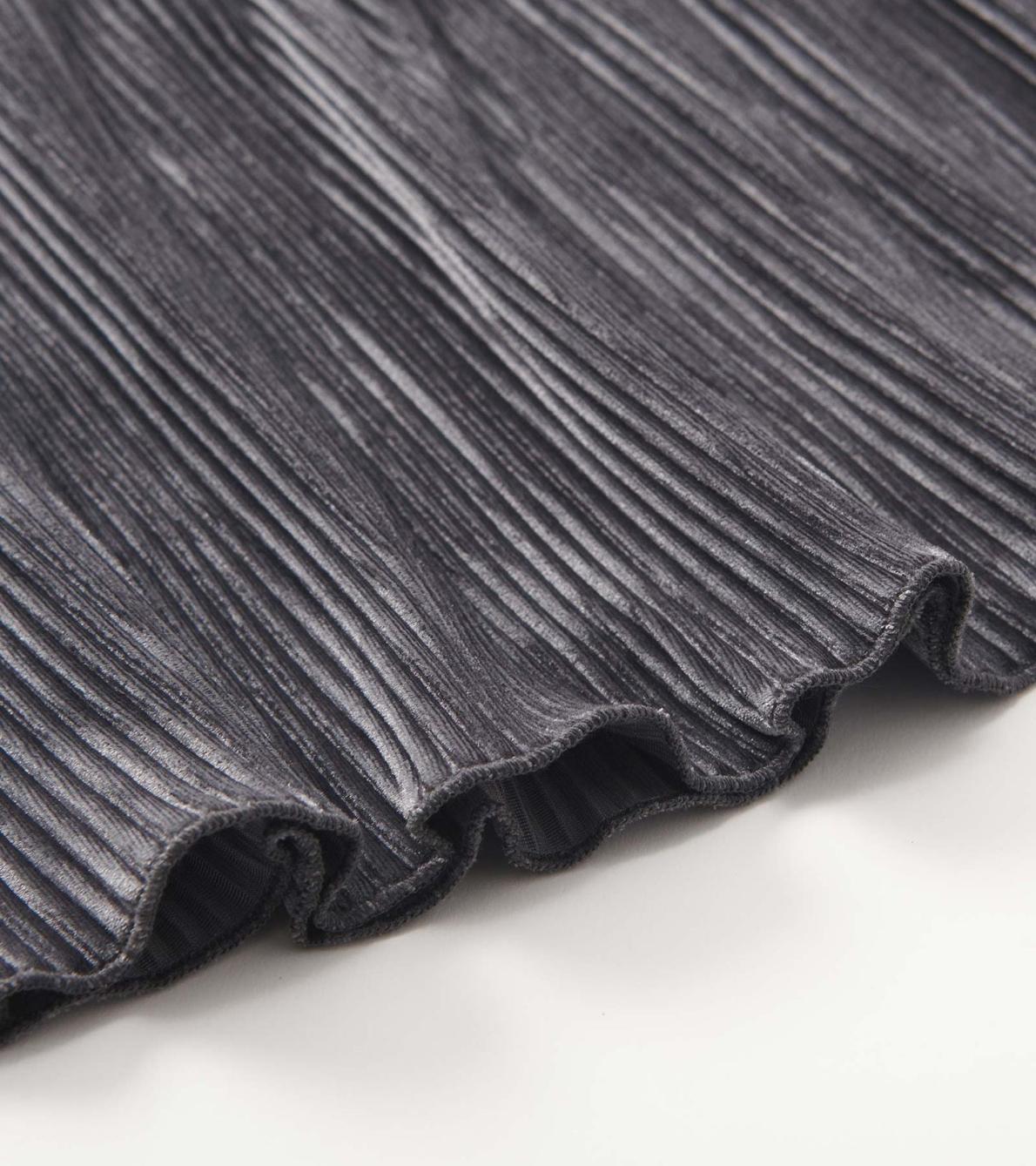 Hatley Bottoms | Girls Girls Silver Shine Pleated Velour Skirt