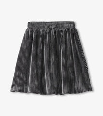 Hatley Bottoms | Girls Girls Silver Shine Pleated Velour Skirt