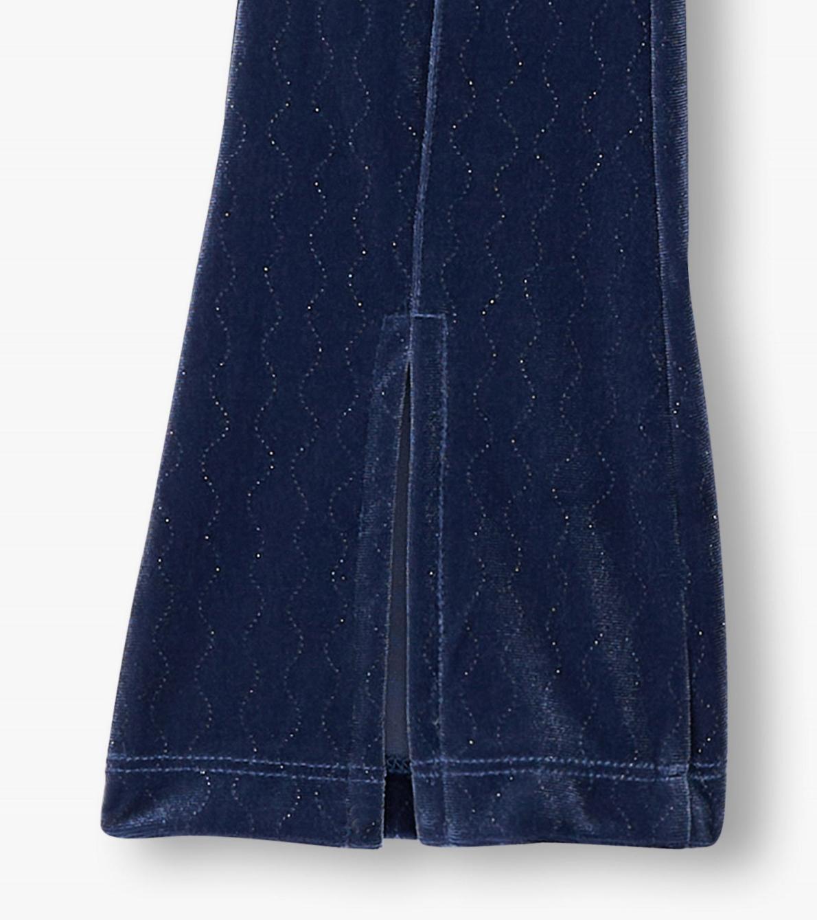 Hatley Bottoms | Girls Girls Sparkle Wave Stretchy Flared Pants