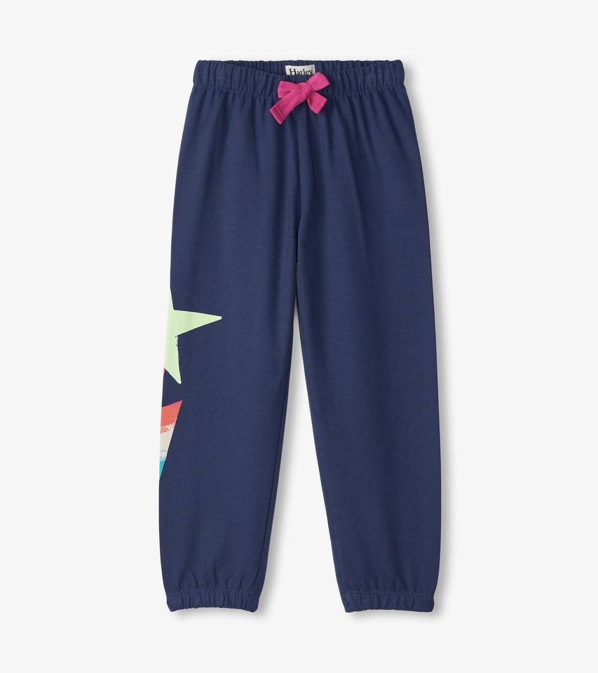 Hatley Bottoms | Girls Girls Star Girl Baggy Track Pants Baggy Track Pants