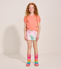 Hatley Bottoms | Girls Girls Summer Waves Pull On Shorts