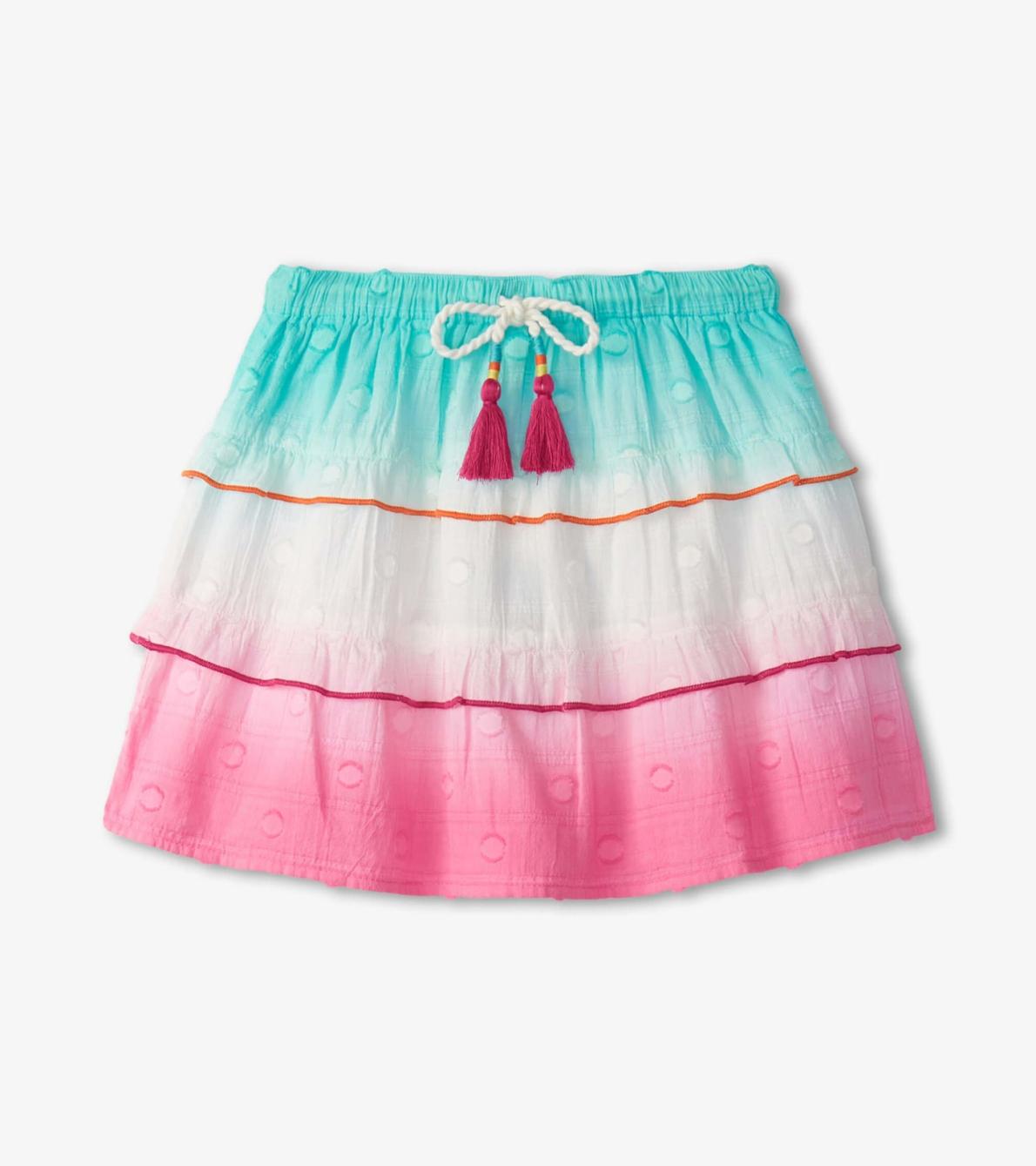 Hatley Bottoms | Girls Girls Summer Waves Tiered Skirt