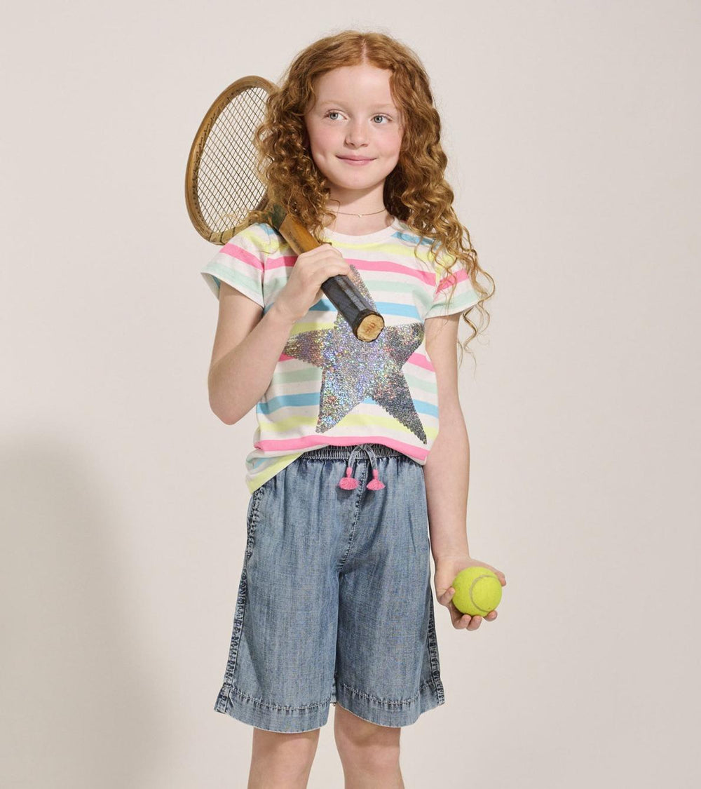 Hatley Bottoms | Girls Girls Tencel Flairy Shorts