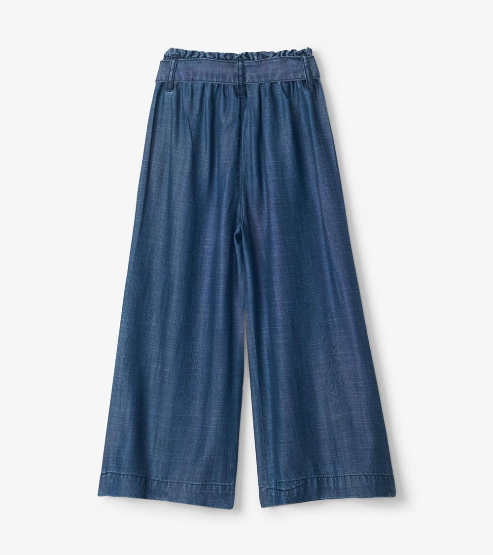 Hatley Bottoms | Girls Girls Tencel Textured Paperbag Pants