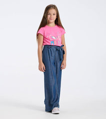 Hatley Bottoms | Girls Girls Tencel Textured Paperbag Pants