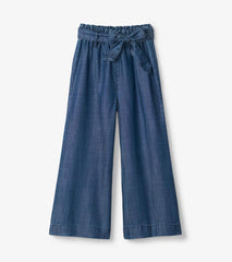 Hatley Bottoms | Girls Girls Tencel Textured Paperbag Pants