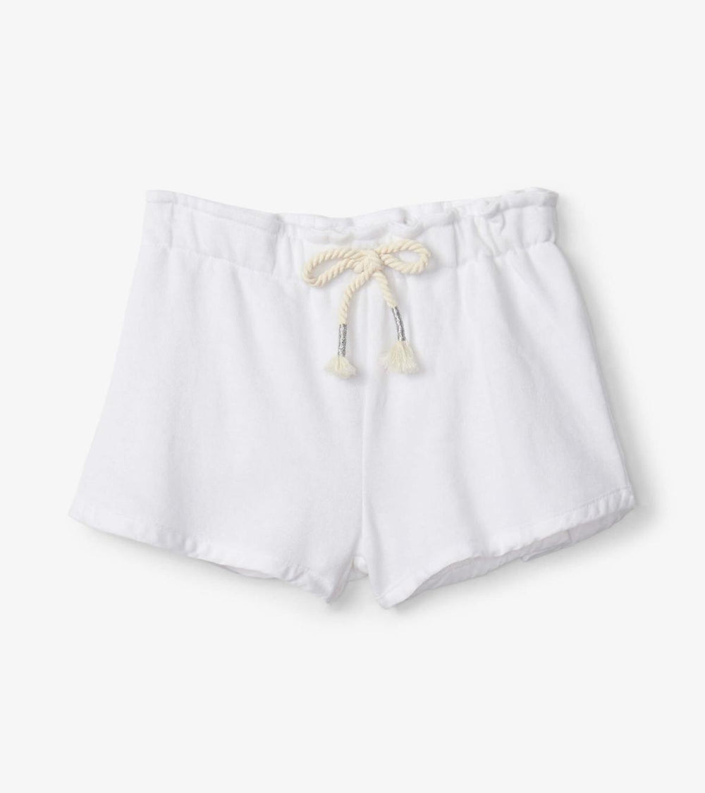 Hatley Bottoms | Girls Girls White Adventure Shorts