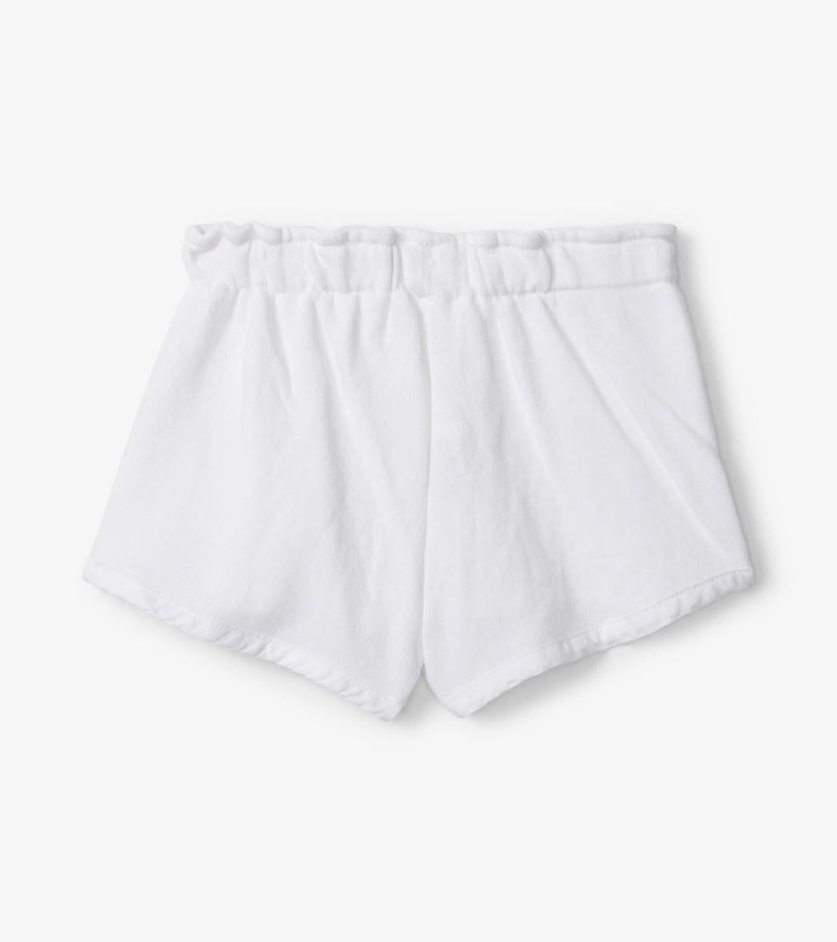 Hatley Bottoms | Girls Girls White Adventure Shorts