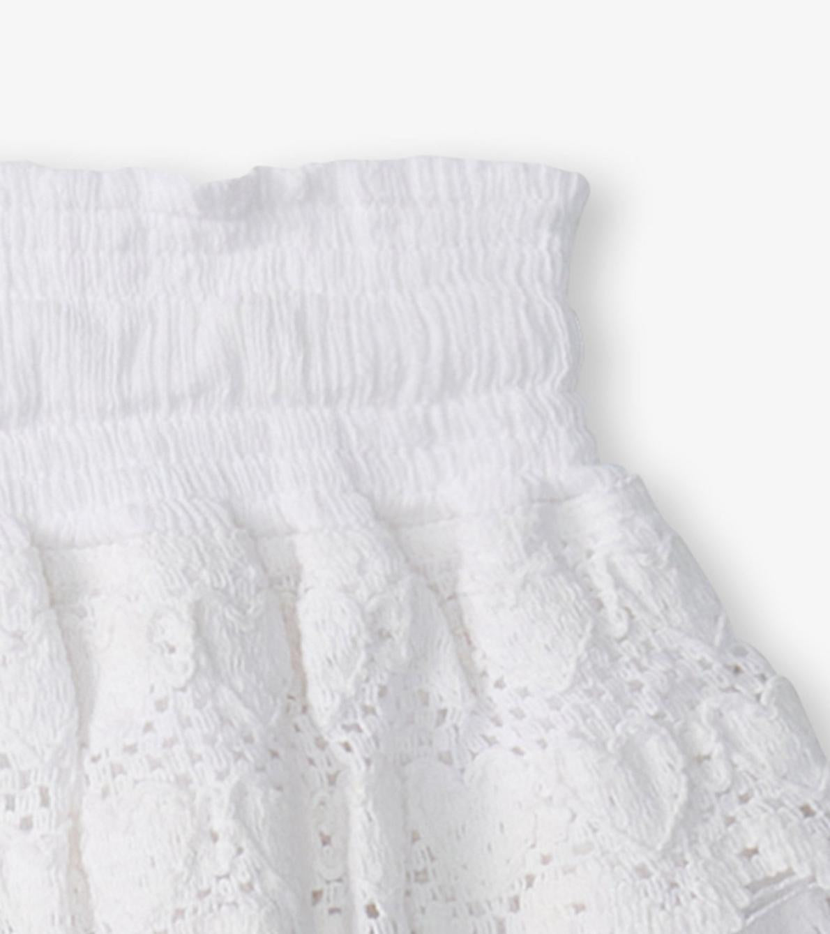 Hatley Bottoms | Girls Girls White Hearts Floaty Skort