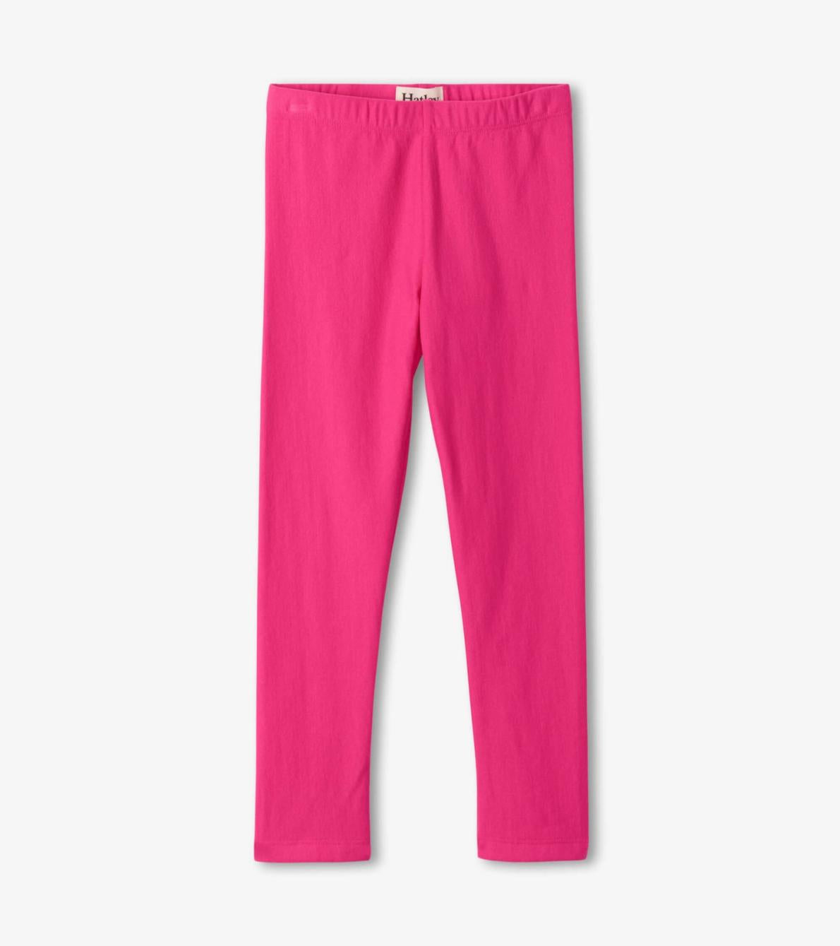 Hatley Bottoms | Girls Magenta Cozy Leggings
