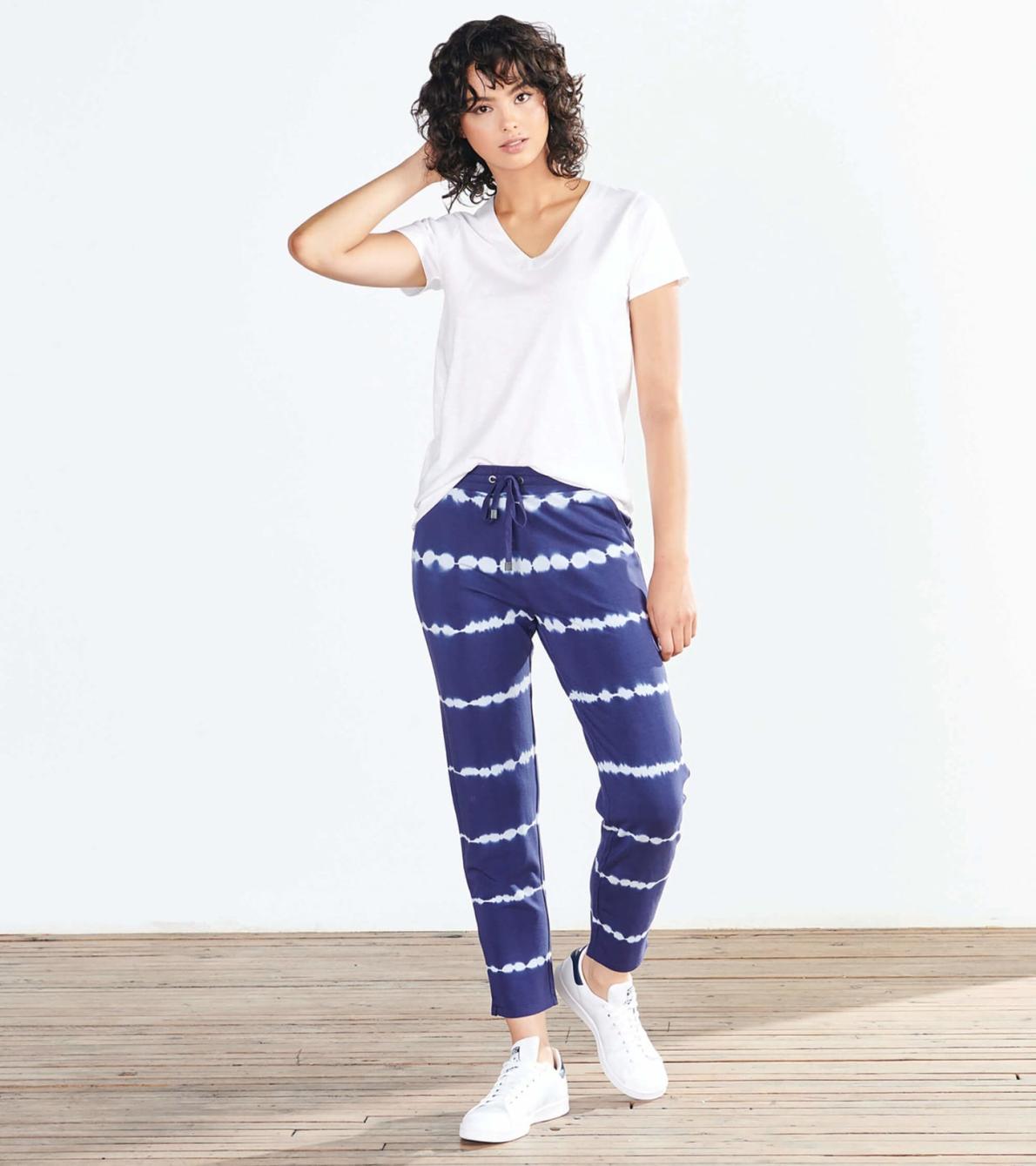 Hatley Bottoms | Women Adrien Joggers - Navy Tie Dye