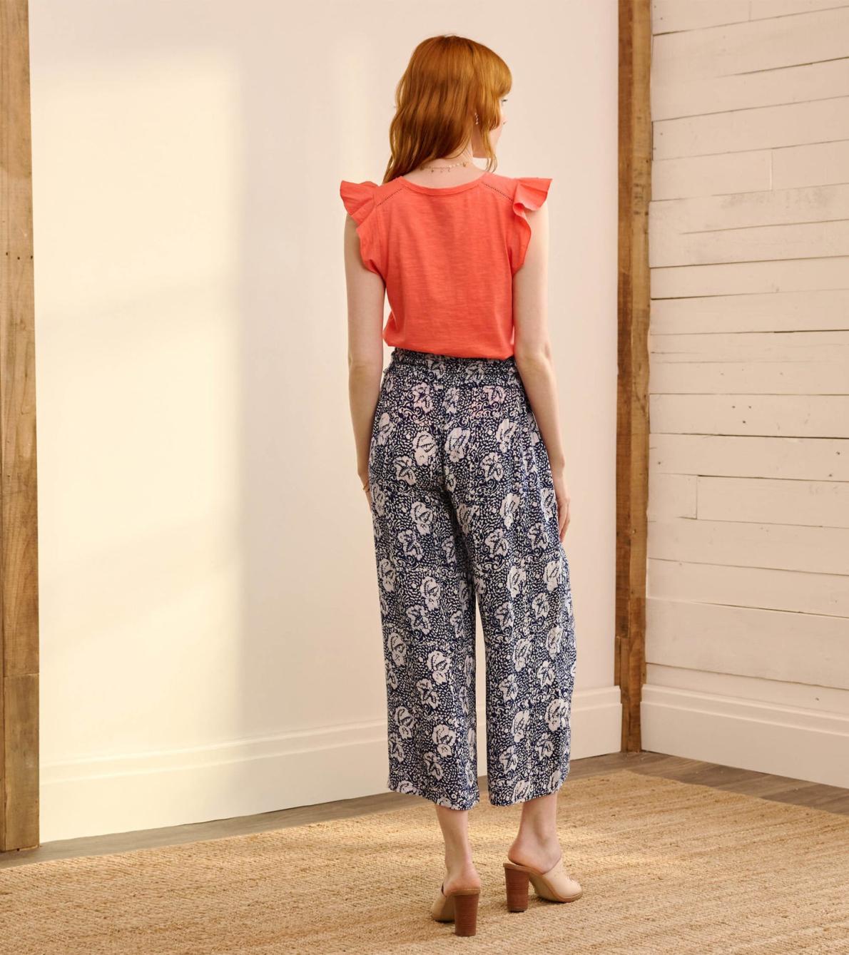 Hatley Bottoms | Women Cassie Pants - Floral Shibori