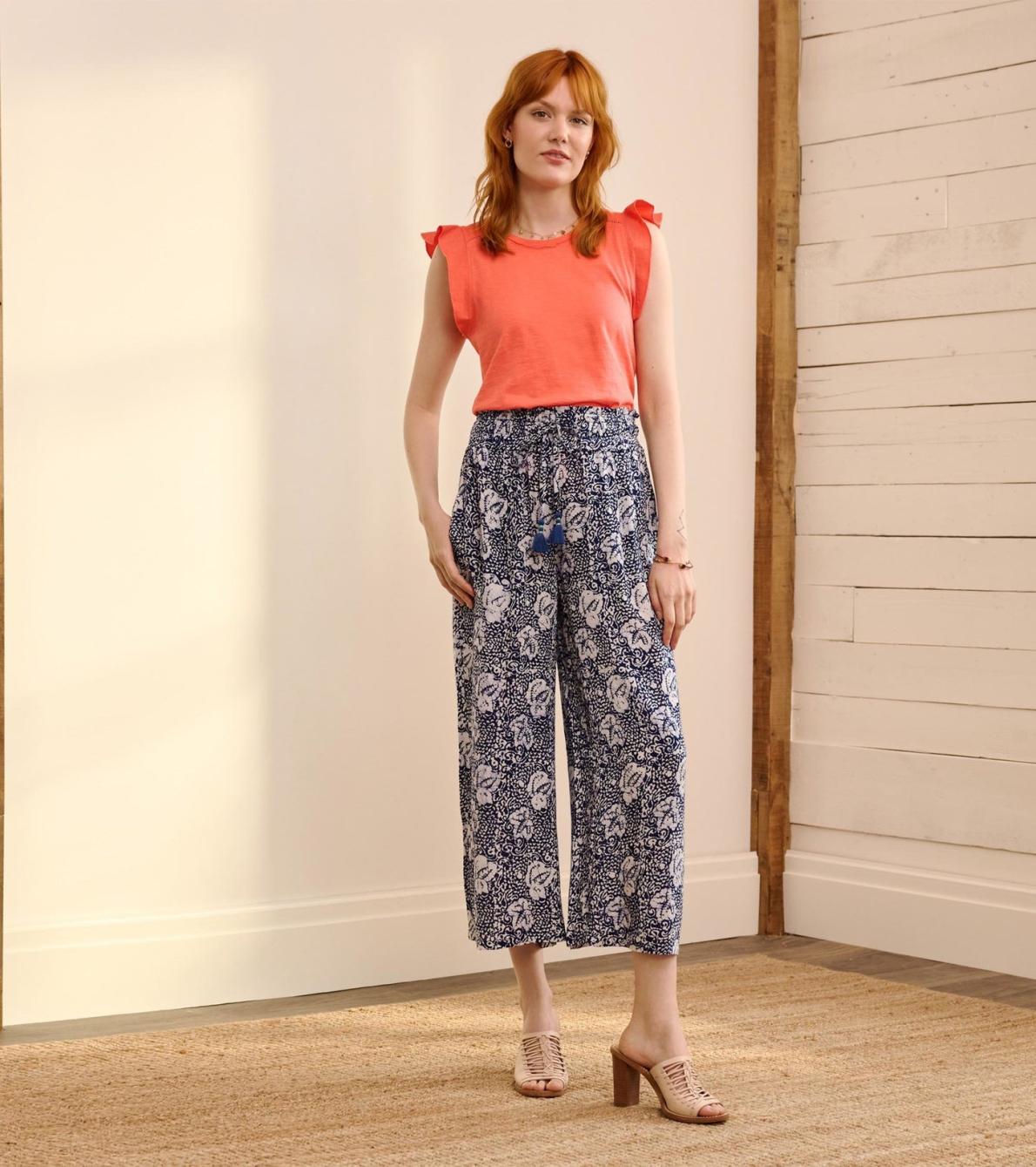 Hatley Bottoms | Women Cassie Pants - Floral Shibori