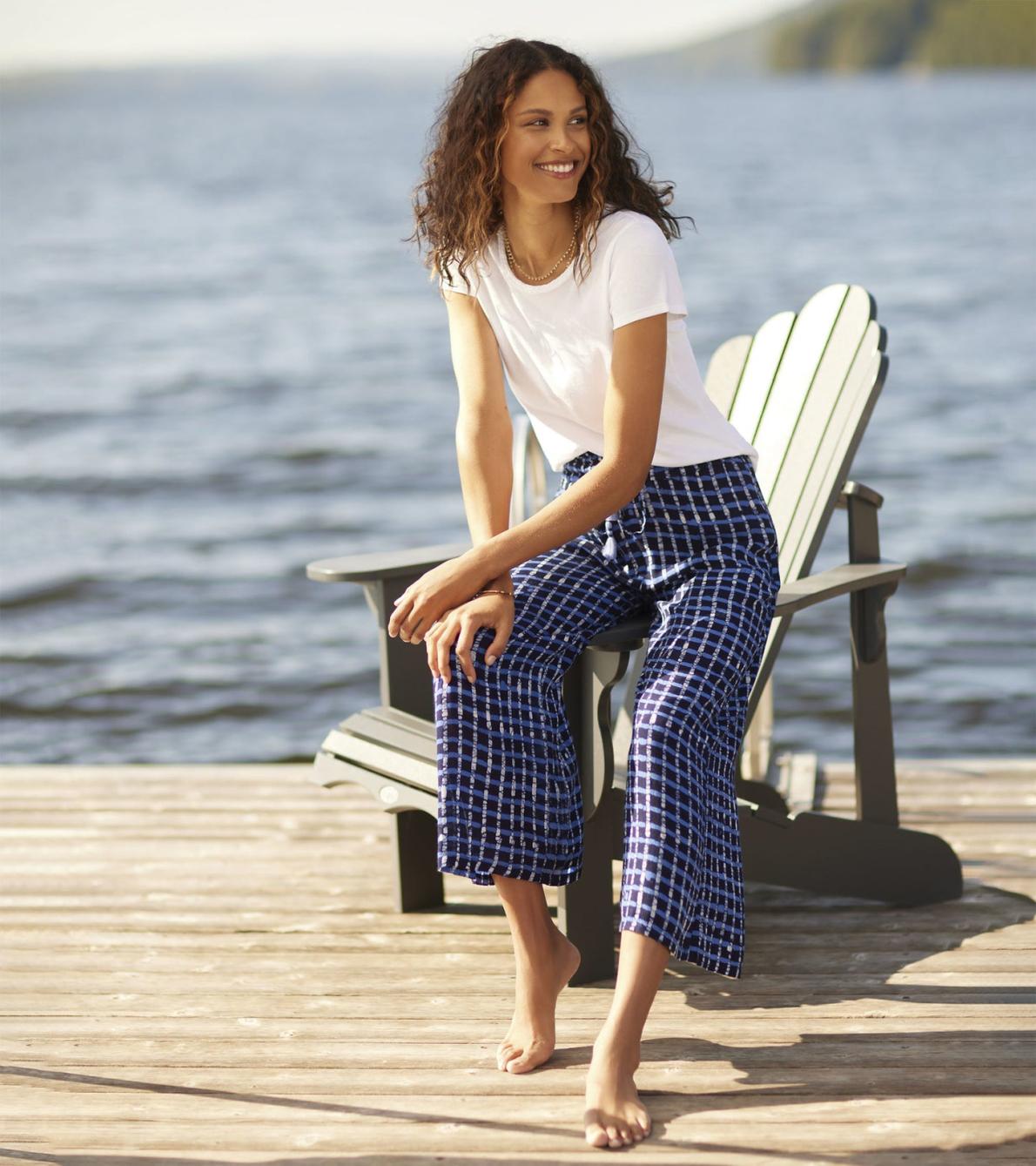 Hatley Bottoms | Women Cassie Pants - Painted Plaid