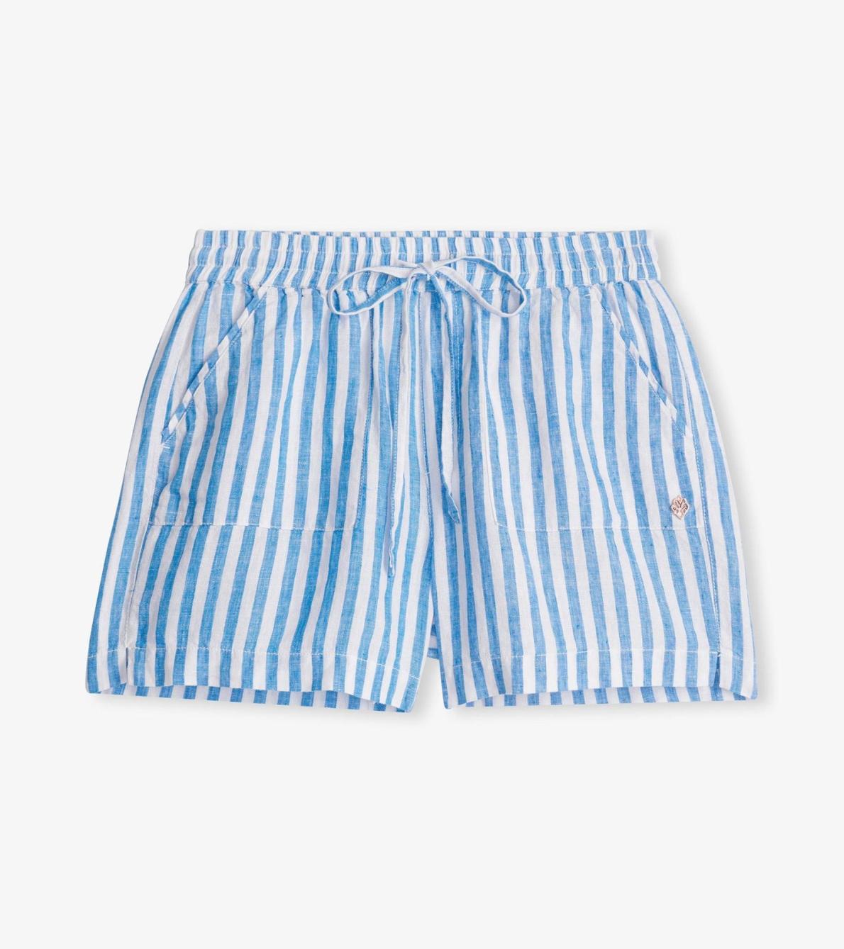 Hatley Bottoms | Women Everywhere Shorts - French Blue Stripes