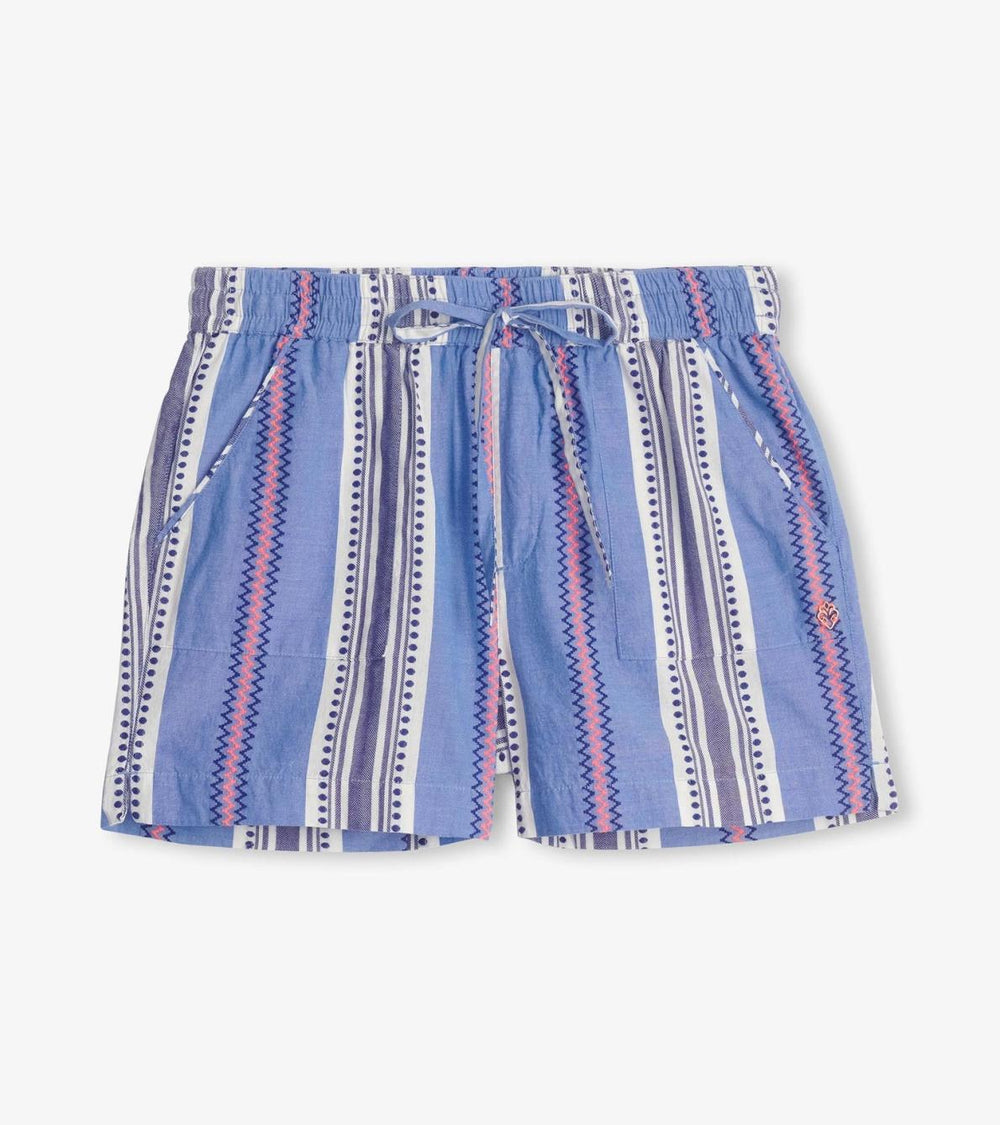 Hatley Bottoms | Women Everywhere Shorts - Funky Boho Stripe