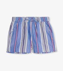 Hatley Bottoms | Women Everywhere Shorts - Funky Boho Stripe