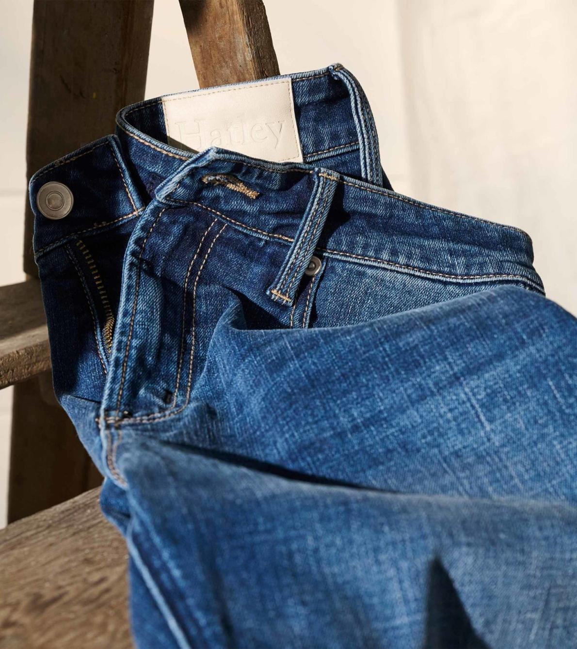 Hatley Bottoms | Women Mid-Rise Jeans - Dark Dusk