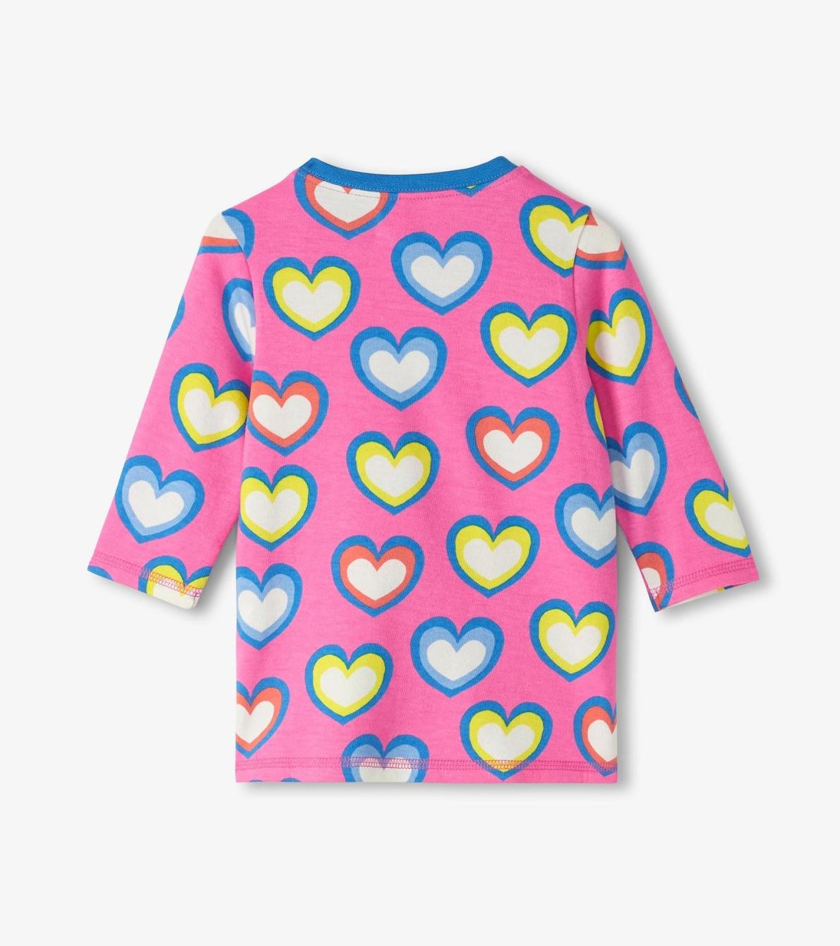 Hatley Dresses | Baby &amp; Toddler Baby &amp; Toddler Girls Big Groovy Heart Terry Dress
