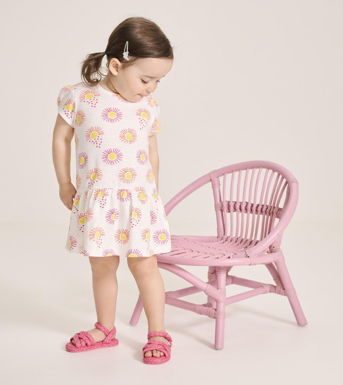 Hatley Dresses | Baby &amp; Toddler Baby &amp; Toddler Girls Heart Suns Gathered Dress