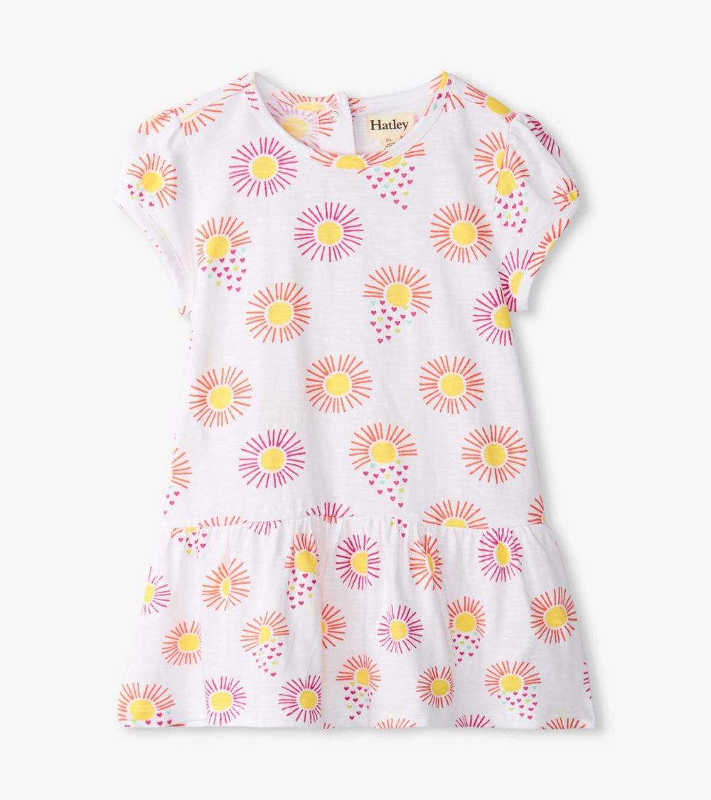 Hatley Dresses | Baby &amp; Toddler Baby &amp; Toddler Girls Heart Suns Gathered Dress