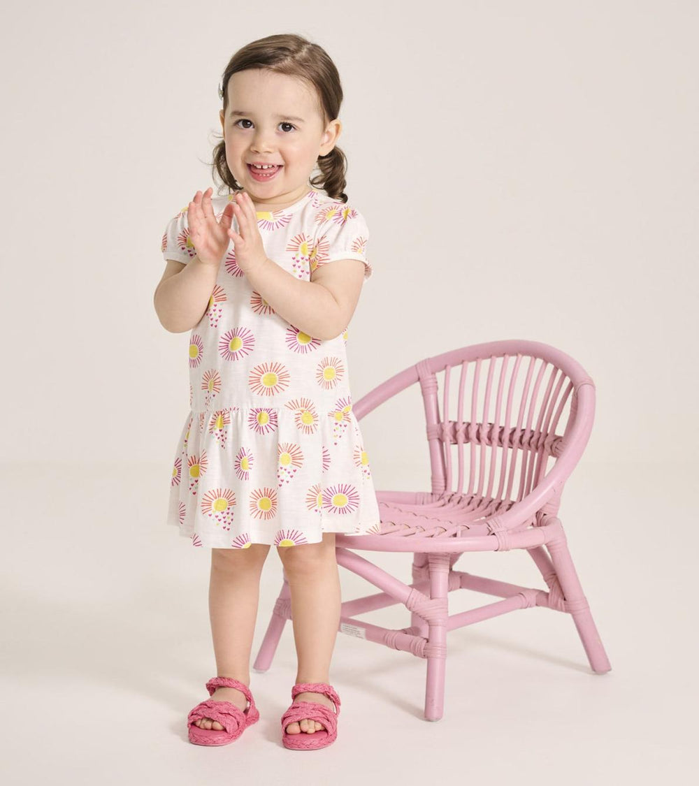 Hatley Dresses | Baby &amp; Toddler Baby &amp; Toddler Girls Heart Suns Gathered Dress