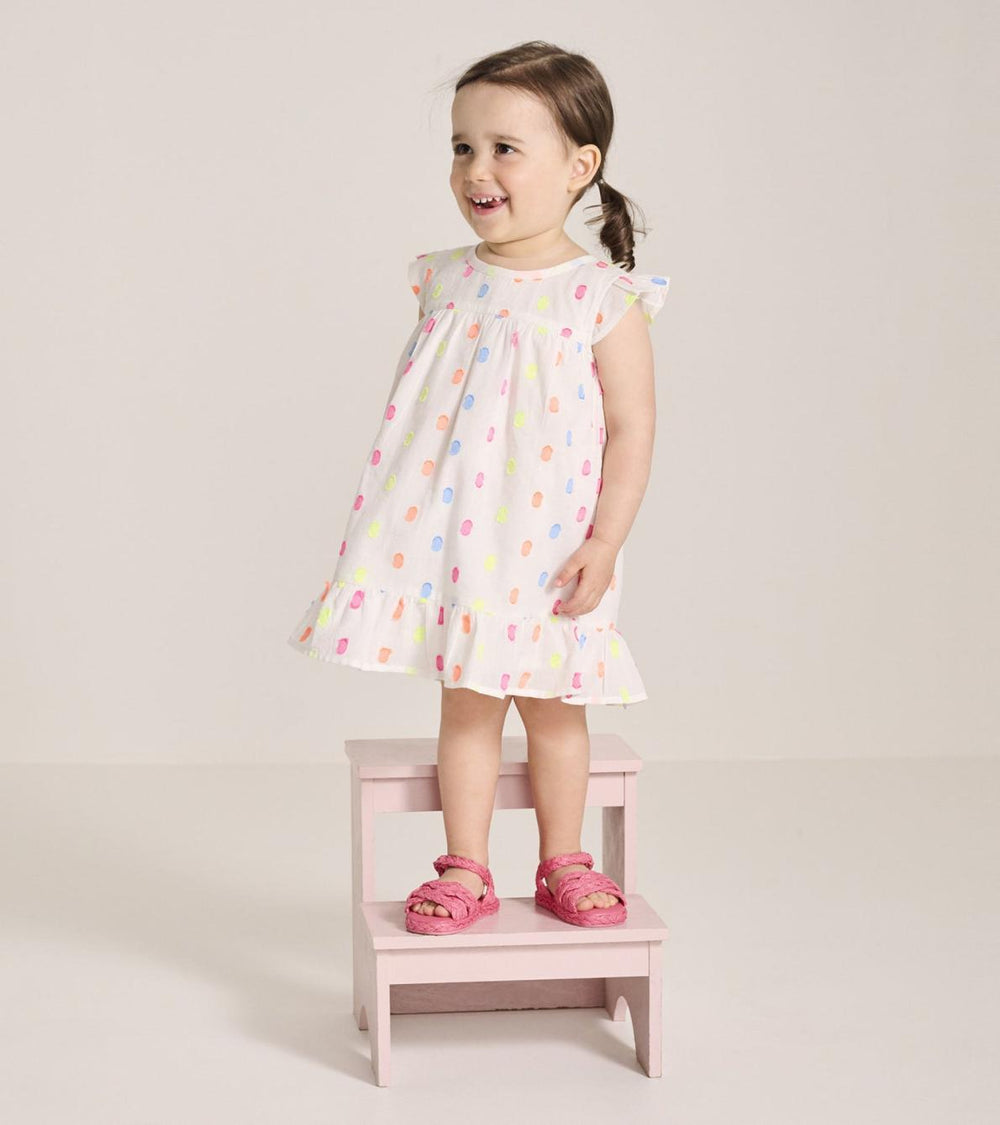 Hatley Dresses | Baby &amp; Toddler Baby &amp; Toddler Girls Summer Dots Flounce Dress