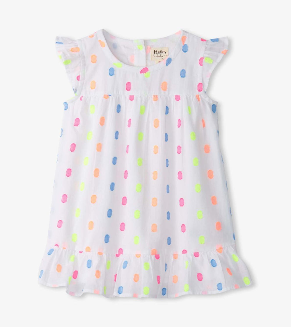 Hatley Dresses | Baby &amp; Toddler Baby &amp; Toddler Girls Summer Dots Flounce Dress