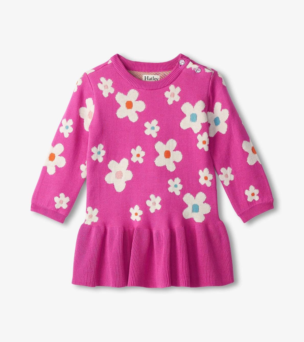Hatley Dresses | Baby &amp; Toddler Baby &amp; Toddler Girls White Flowers Sweater Dress