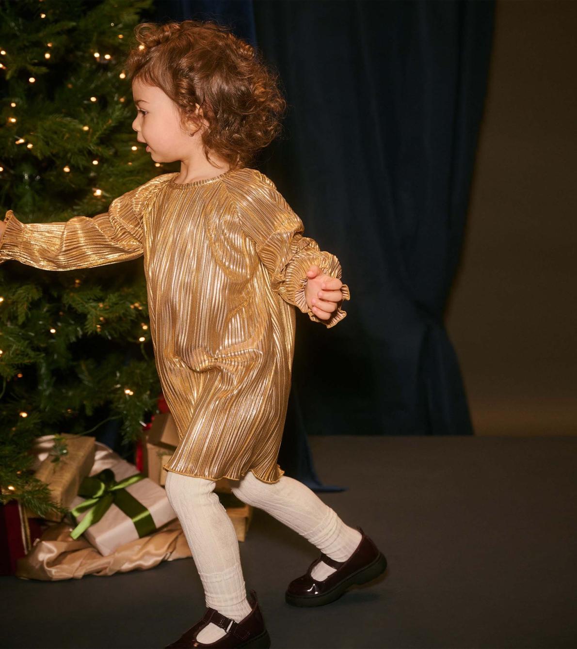 Hatley Dresses | Baby &amp; Toddler Baby &amp; Toddler Gold Metallic Special Dress