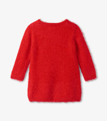 Hatley Dresses | Baby &amp; Toddler Christmas Reindeer Fuzzy Sweater Dress